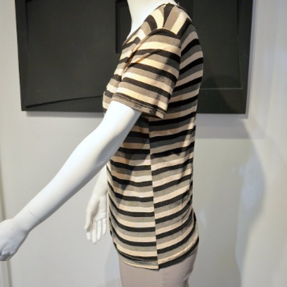 Vintage Mixie Stripe Liquid Jersey Tee - Picture 3 of 7